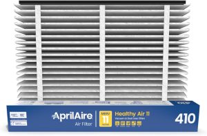 AprilAire 410 Replacement Filter for AprilAire Whole House Air Purifiers - MERV 11, Clean Air & Dust, 16x25x4 Air Filter (Pack of 2)