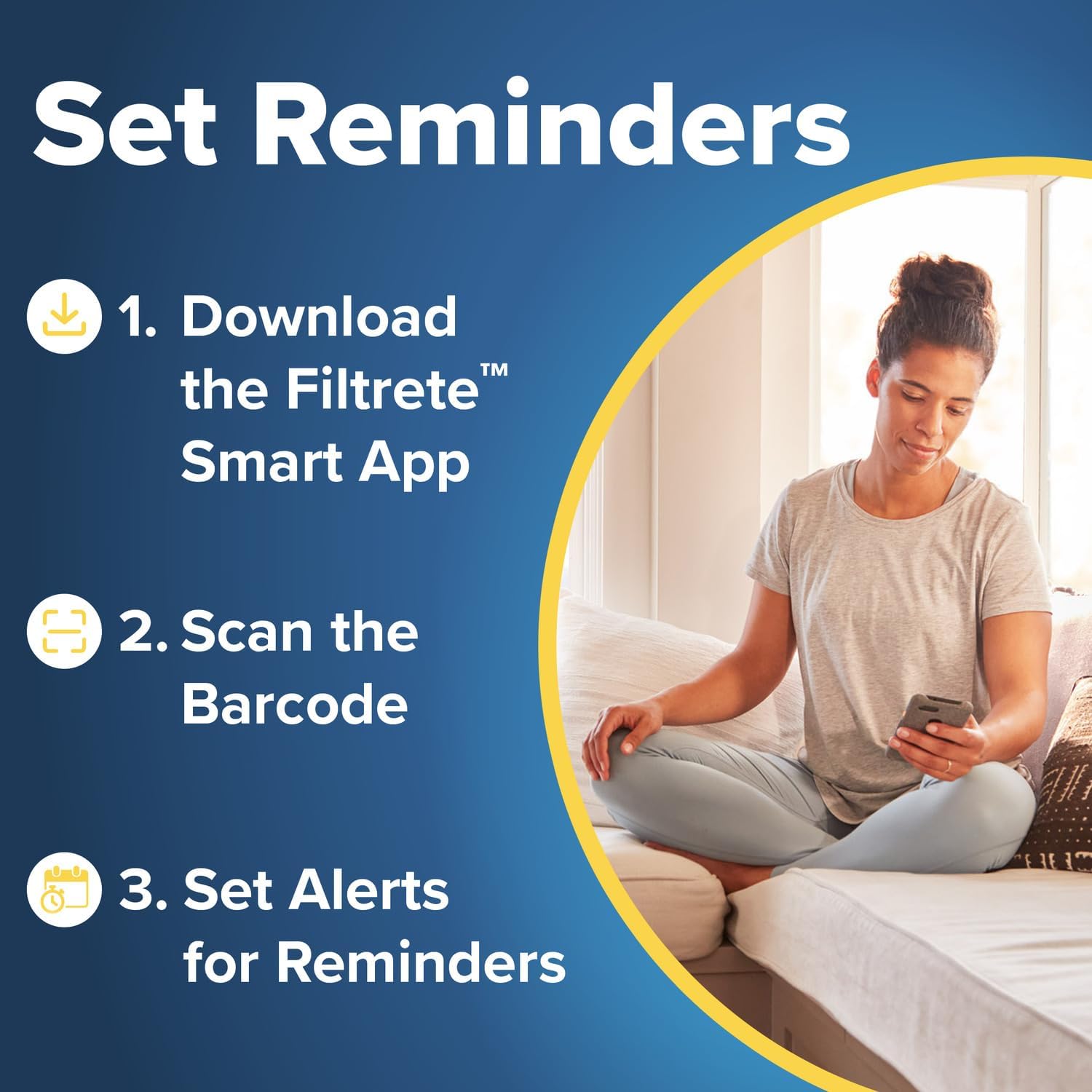 Filtrete 20x25x1 AC Furnace Air Filter, MERV 12, MPR 1500, CERTIFIED asthma & allergy friendly, 3 Month Pleated 1-Inch Electrostatic Air Cleaning Filter, 2-Pack (Actual Size 19.719x24.688x0.78 in) - Image 8